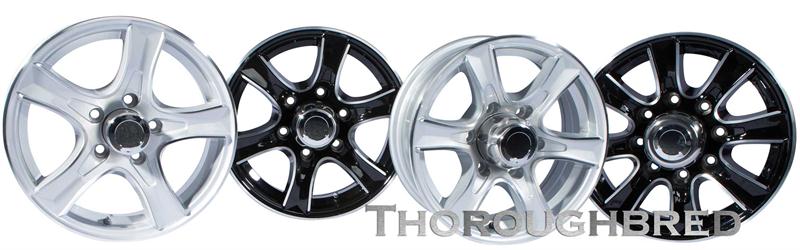 Aluminum Thoroughbred Boat Trailer Wheels